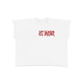 Raw Edge Boxy Non-Shrink T-Shirt