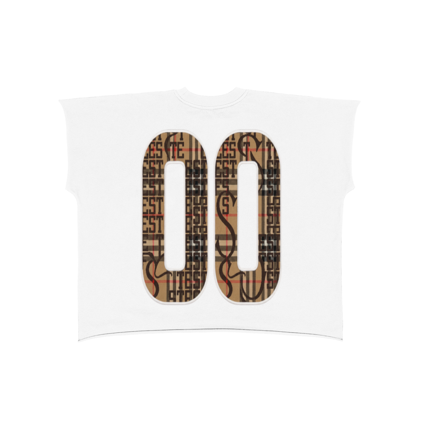 Raw Edge Boxy Non-Shrink T-Shirt